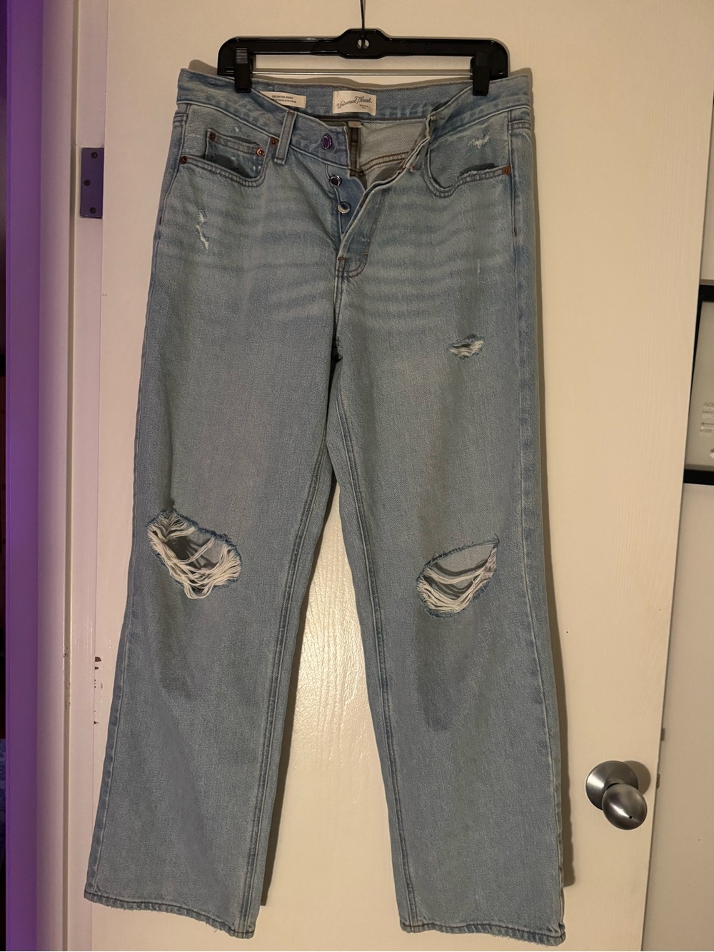 Wide leg jeans